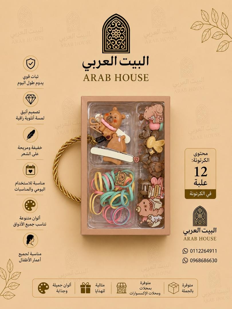 مطاطات ولقاطات شعر أطفال