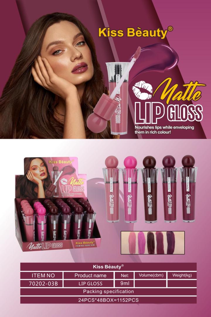 ليب جلوس كيس بيوتي (Kiss Beauty Lip Gloss)