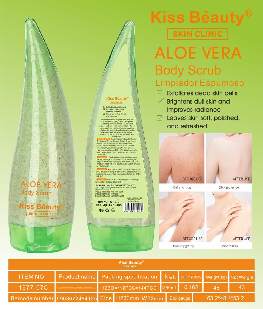 مقشر الجسم Kiss Beauty Skin Clinic Aloe Vera 