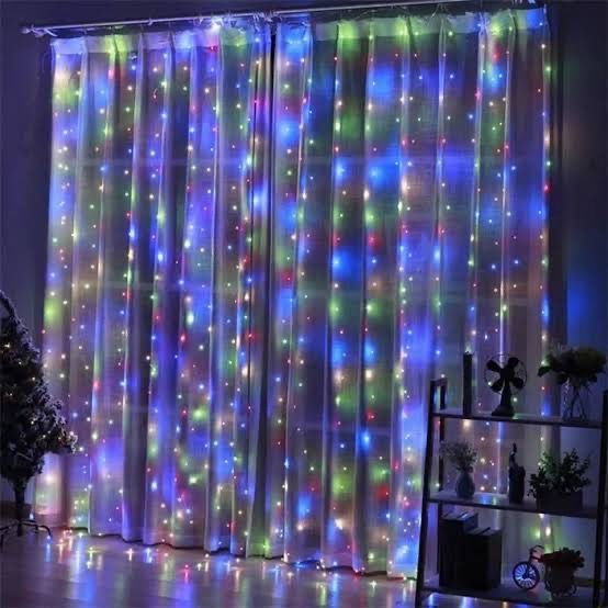 ستارة شلال ضوئي LED ذكية مع ريموت تحكم